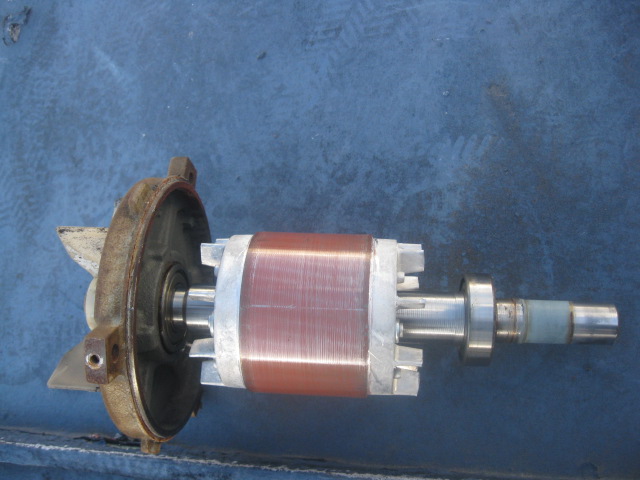 ダクト清掃軸受交換