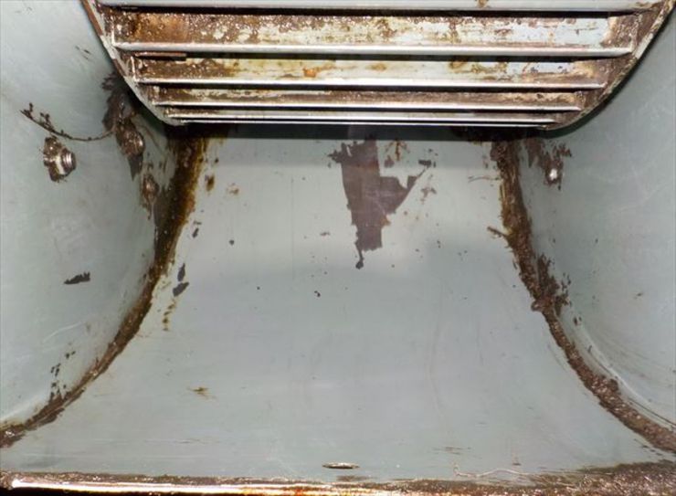 排気ファンまわり清掃後