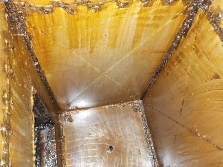 ダクト内清掃後 ダクト内清掃後