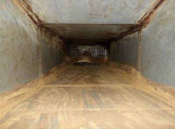 ダクト内清掃後 ダクト内清掃後